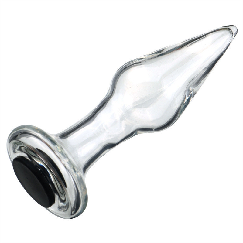 ClearlyHorny Plug en Verre Creux Holglass 10.5 x 3.6cm